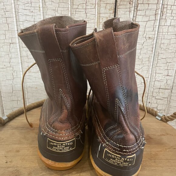 Vintage LL Bean Maine Duck Hunting Main Boots 13 - Picture 3 of 16